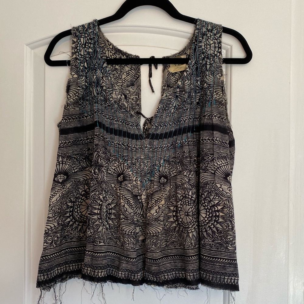 Free people black and white tank